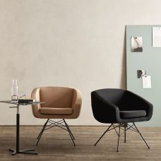 Fauteuil design pied eiffel Aiko